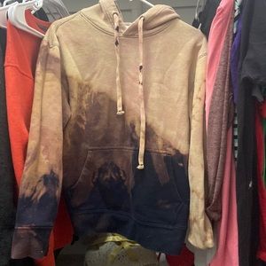 Brown and black sweatshirt